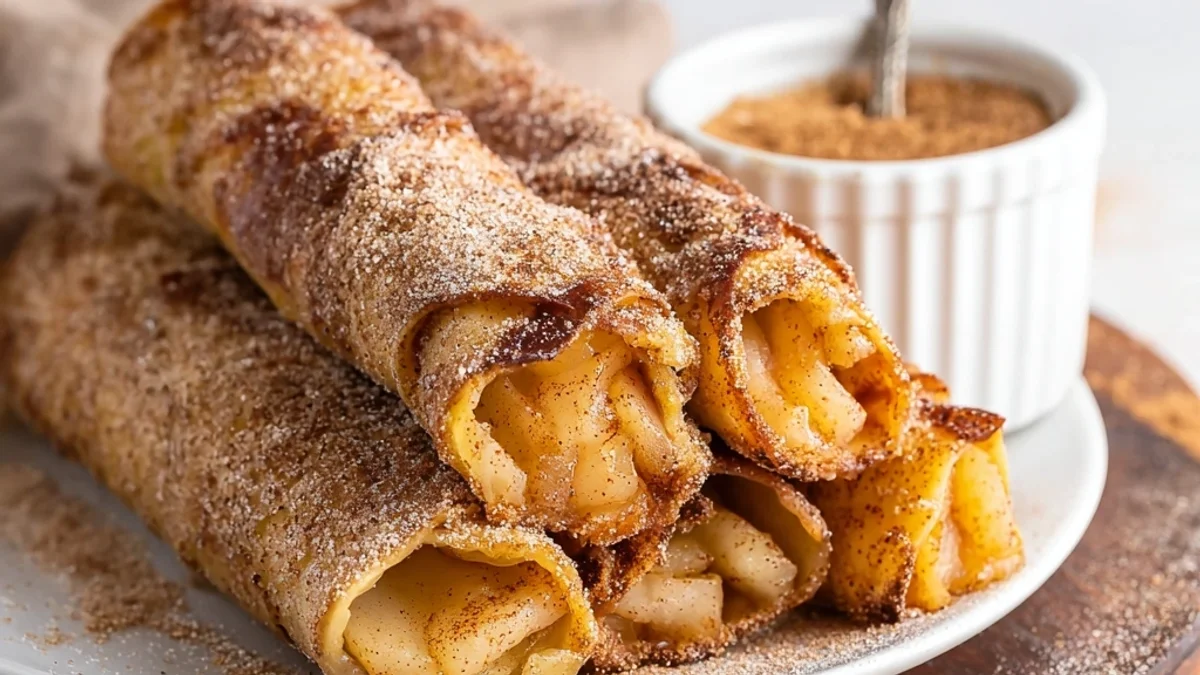 Crispy Air Fryer Apple Pie Taquitos: A Sweet Twist