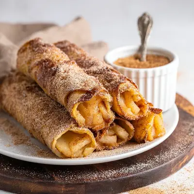 Crispy Air Fryer Apple Pie Taquitos: A Sweet Twist
