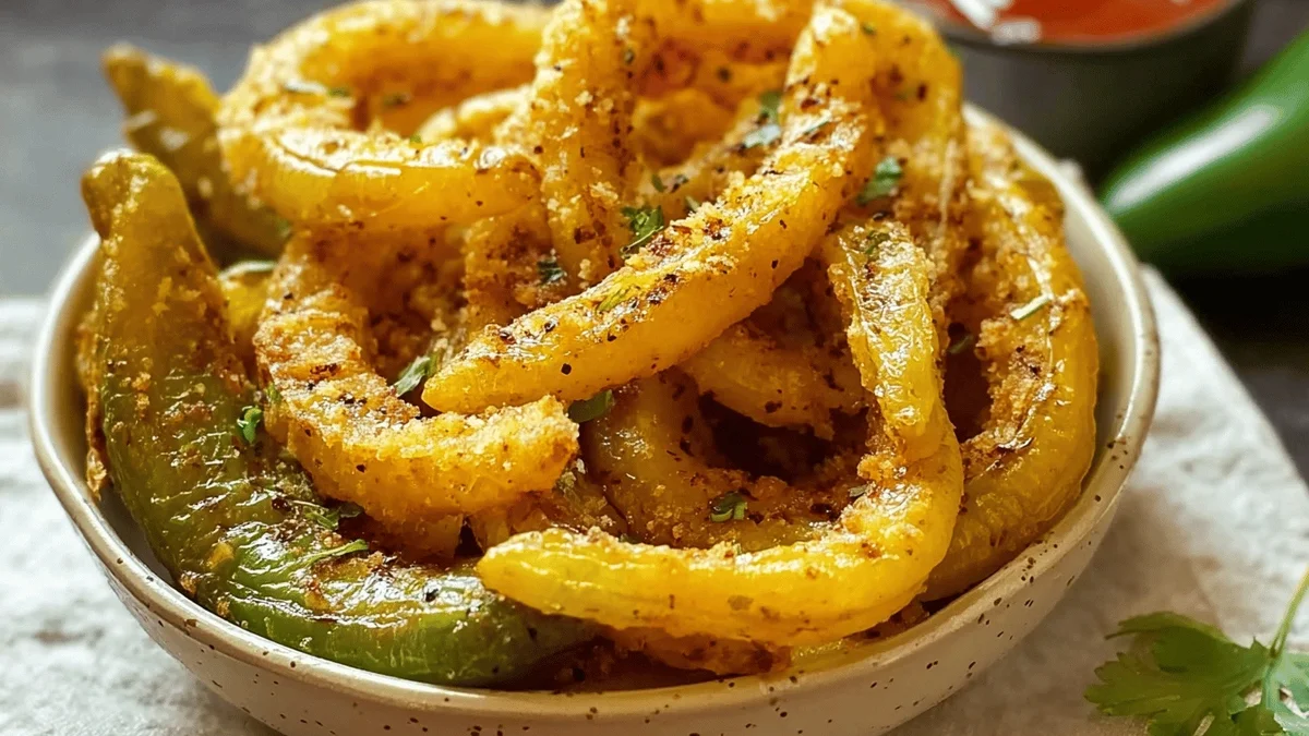 Crispy Air Fryer Banana Peppers