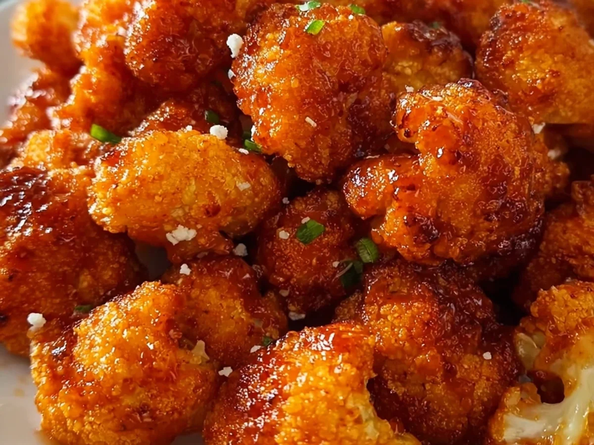 Crispy Air Fryer Buffalo Cauliflower Bites: A Spicy Snack - Featured Image