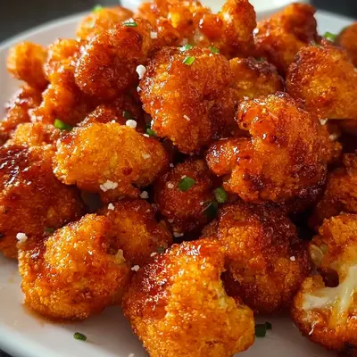 Crispy Air Fryer Buffalo Cauliflower Bites: A Spicy Snack