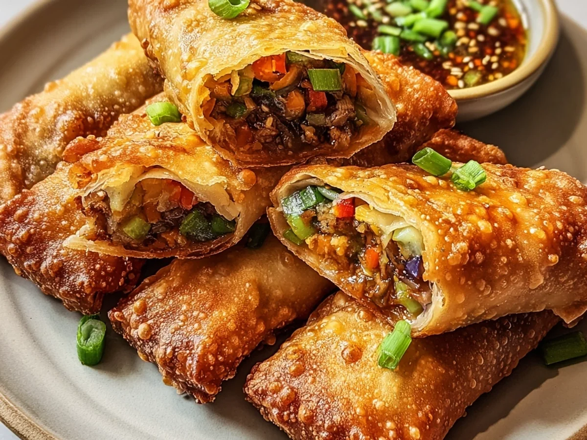 Crispy Air Fryer Egg Rolls: Easy Weeknight Crunch! - Featured Image