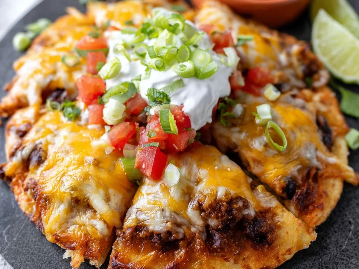 Crispy Air Fryer Mexican Pizza Recipe: Speedy Dinner Fun - Featured Image