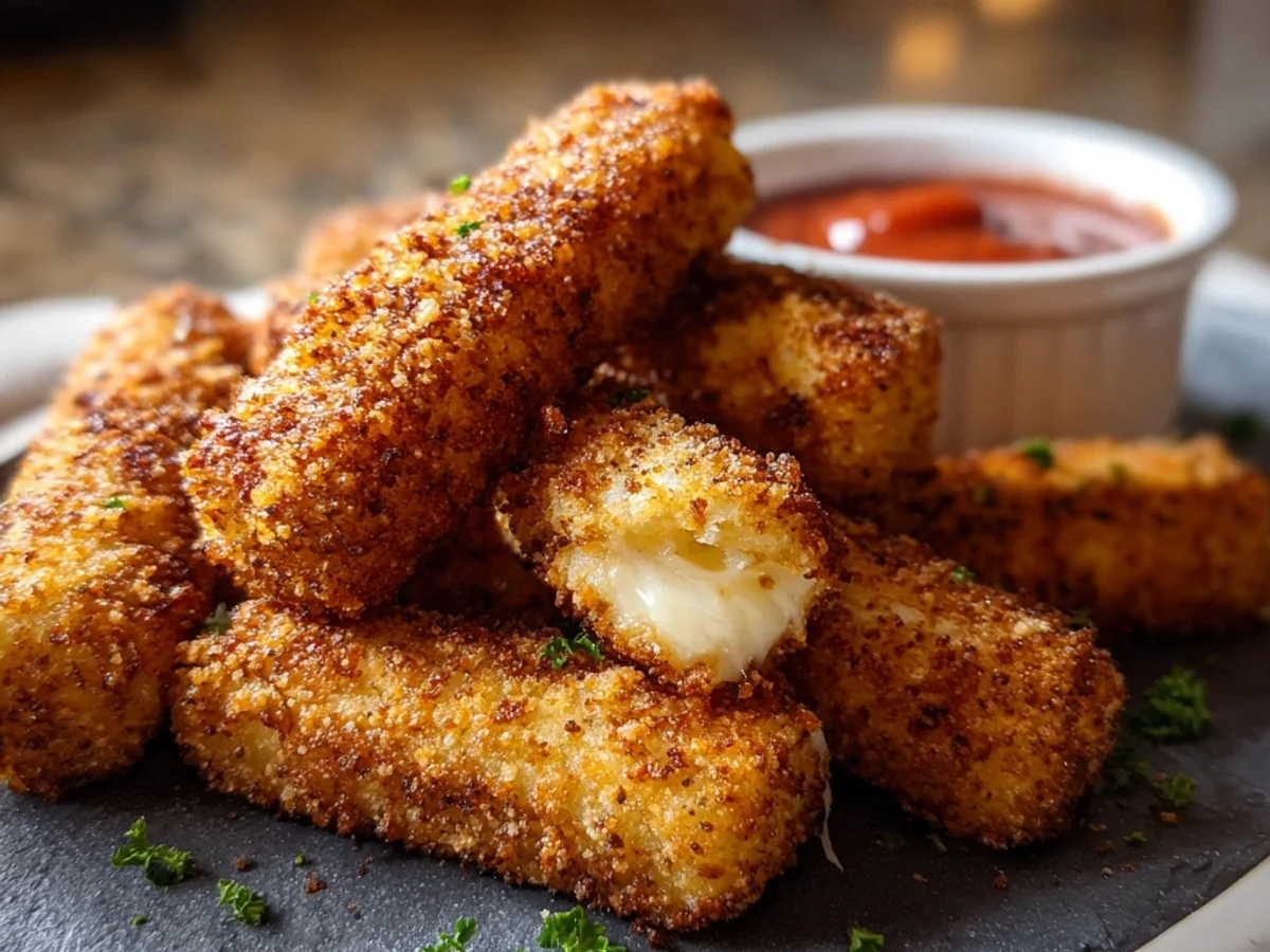 Crispy Air Fryer Mozzarella Sticks: Quick Snack Fun - Featured Image