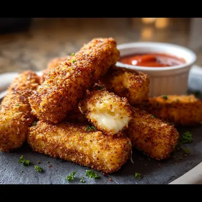 Crispy Air Fryer Mozzarella Sticks: Quick Snack Fun