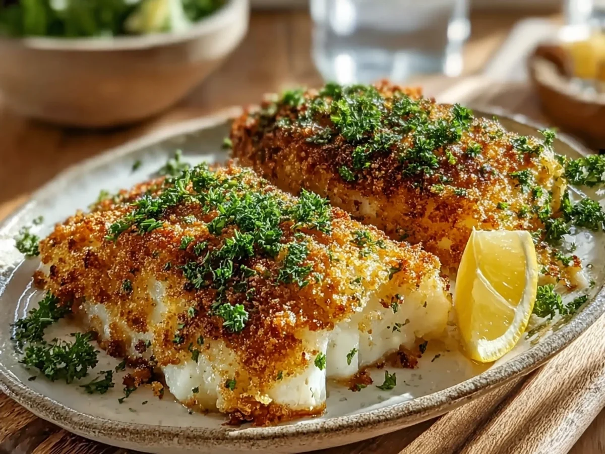 Crispy Air Fryer Parmesan Crusted Cod: Weeknight Gem - Featured Image