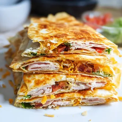 Crispy Air Fryer Ranch Crunchwrap: Chicken & Ham Feast