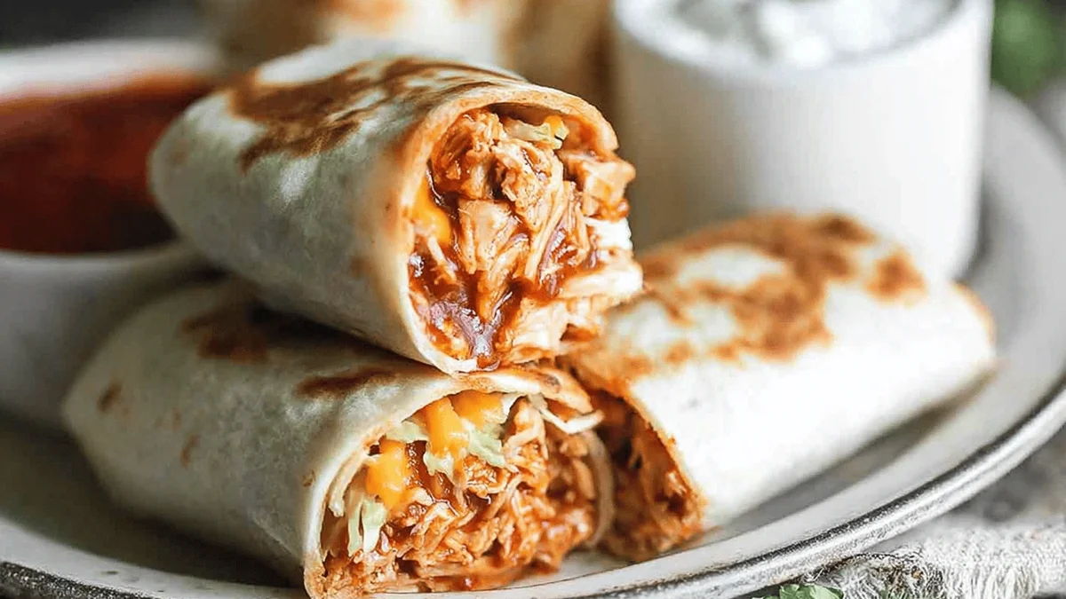 Crispy BBQ Chicken Wraps Recipe for Easy Dinners