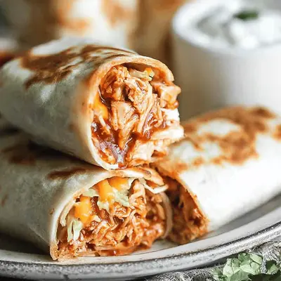Crispy BBQ Chicken Wraps Recipe for Easy Dinners