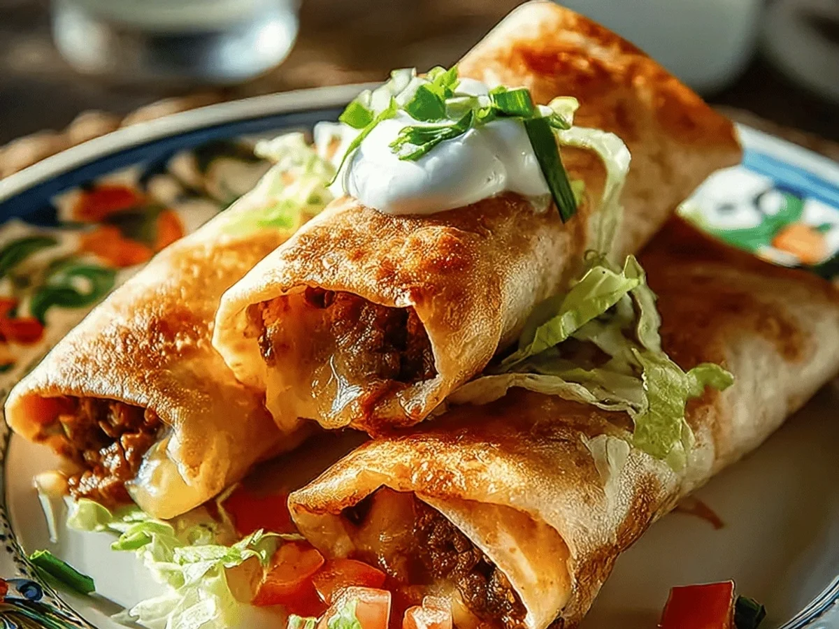 Crispy Beef Chimichangas: My Family's Favorite Recipe - Featured Image