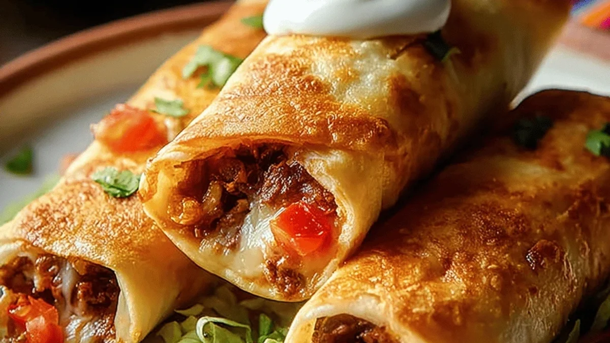 Crispy Beef Chimichangas: My Go-To Comfort Food