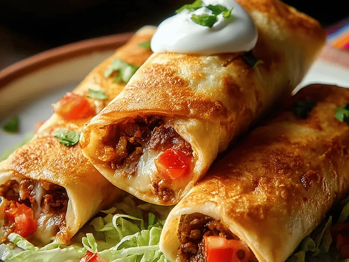 Crispy Beef Chimichangas: My Go-To Comfort Food - Featured Image