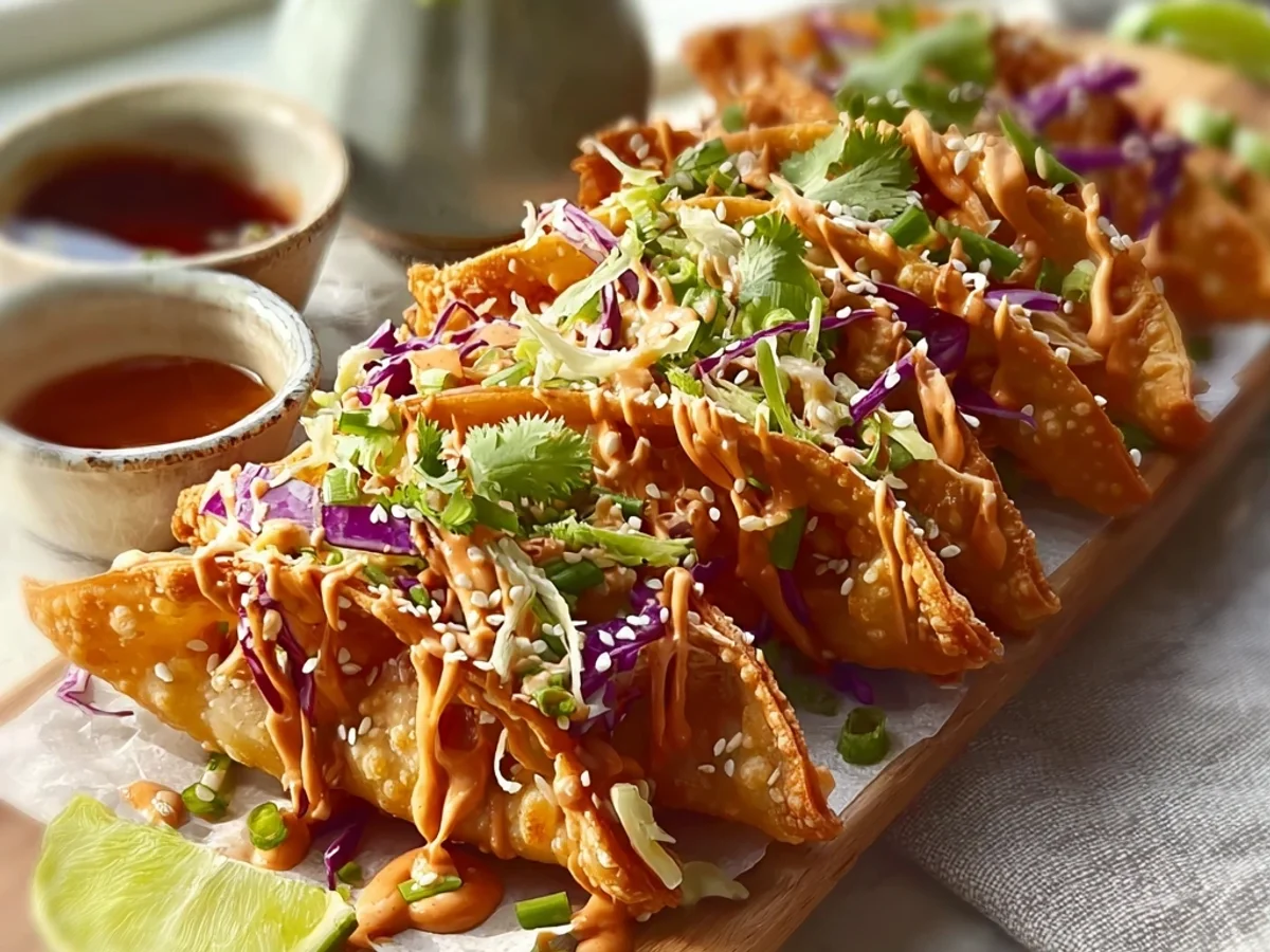 Crispy Chicken Wonton Tacos: A Flavorful Twist - Featured Image