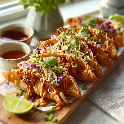 Crispy Chicken Wonton Tacos: A Flavorful Twist