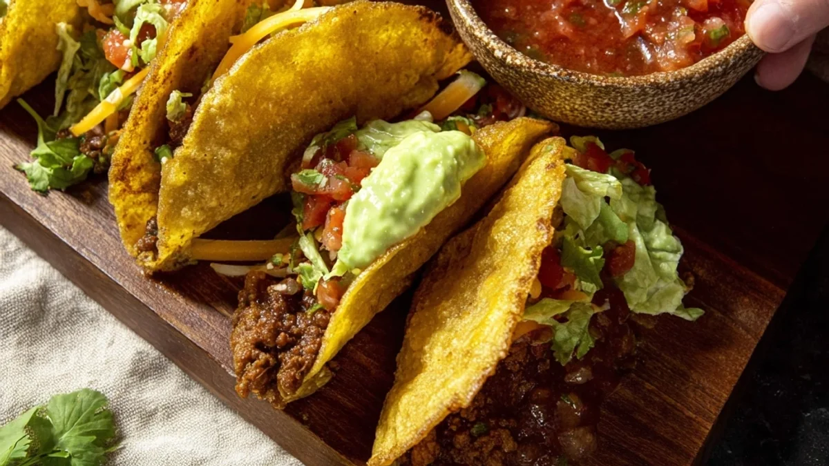 Crispy Ground Beef Tacos: My Weeknight Family Favorite