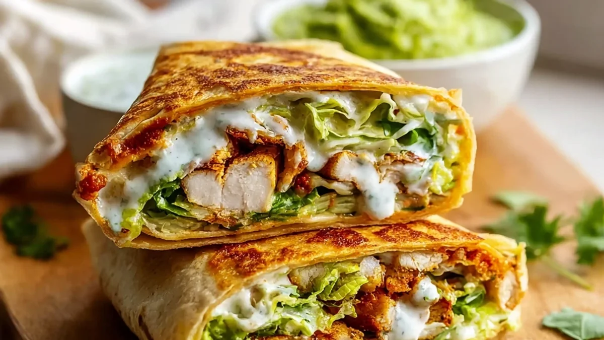 Crispy Healthy Chicken Crunch Wrap: Weeknight Flavor Boost