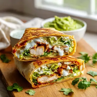 Crispy Healthy Chicken Crunch Wrap: Weeknight Flavor Boost