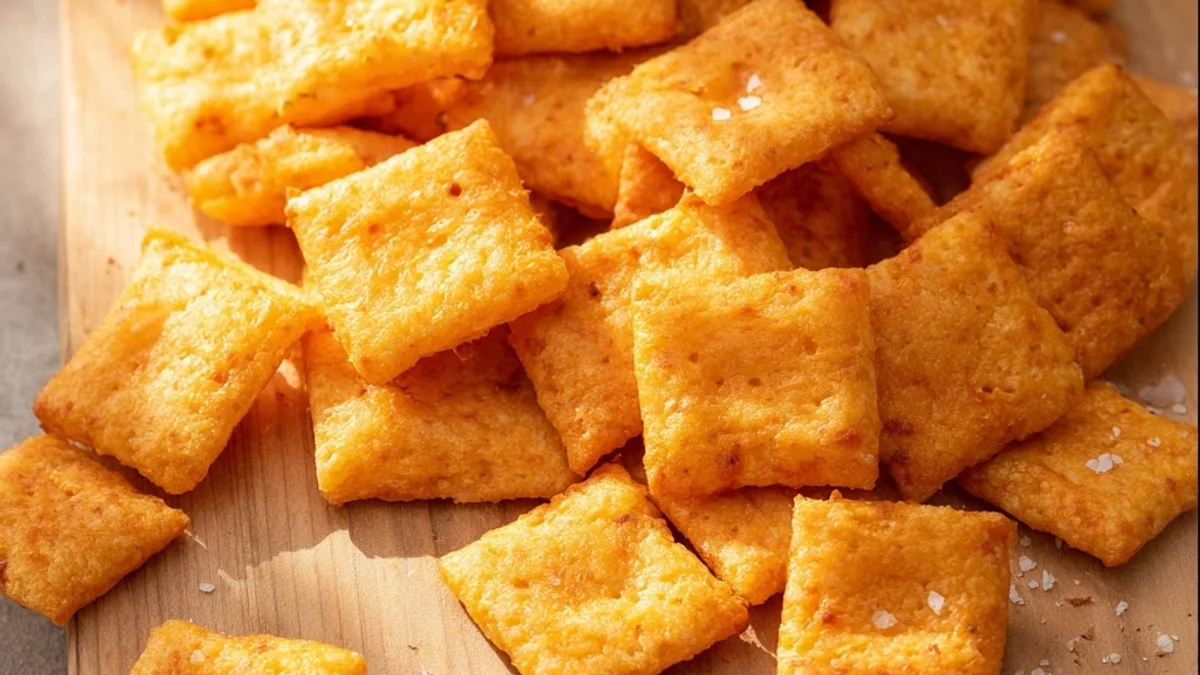 Crispy Homemade Cheez Its: Cheesy Crackers Recipe