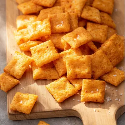 Crispy Homemade Cheez Its: Cheesy Crackers Recipe