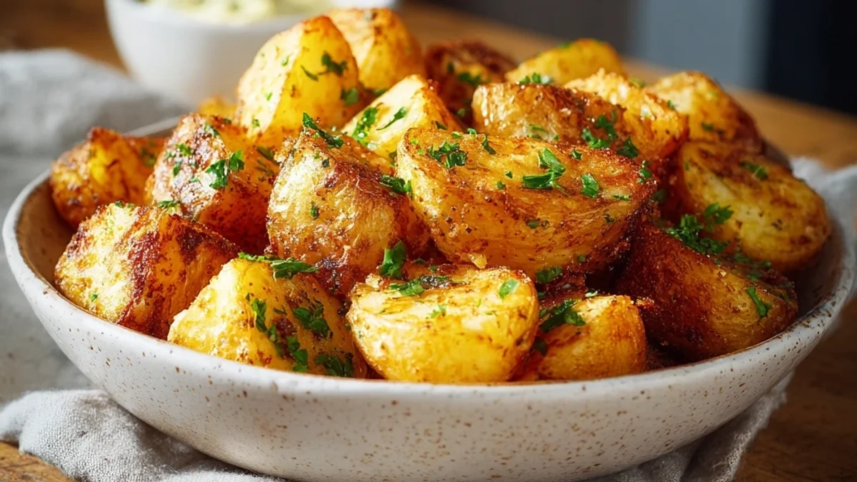 Crispy Roasted Potatoes in Air Fryer: My Speedy Side