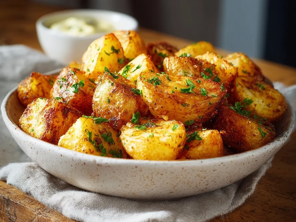 Crispy Roasted Potatoes in Air Fryer: My Speedy Side - Featured Image