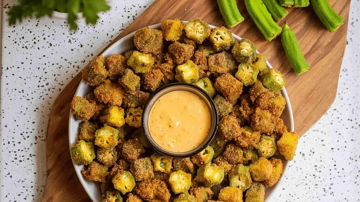 Crispy Skillet Fried Okra Recipe
