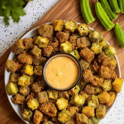 Crispy Skillet Fried Okra Recipe