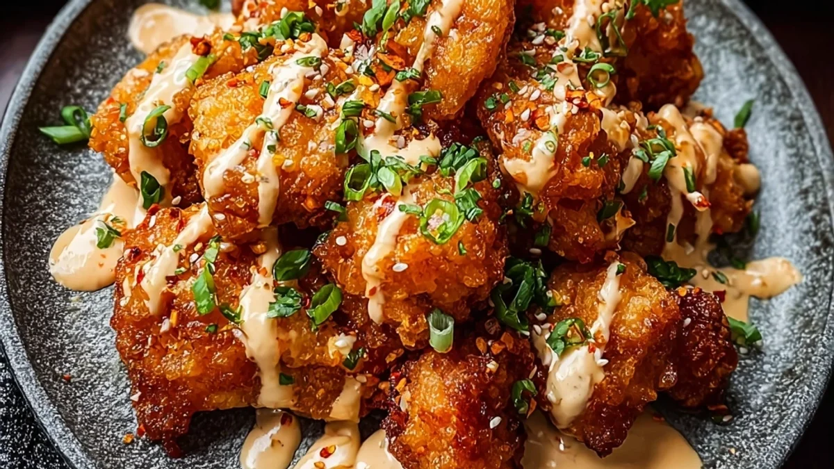 Crispy Spicy Bang Bang Chicken: A Weeknight Treat
