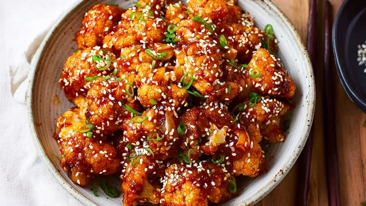 Crispy Sticky Sesame Cauliflower: My Weeknight Favorite