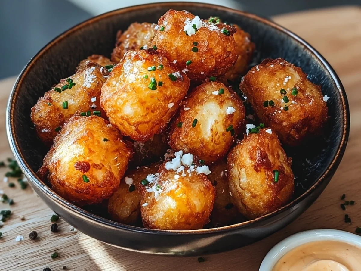 Crispy Two-Ingredient Cottage Cheese Tots: Simple & Quick - Featured Image