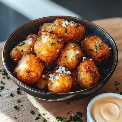 Crispy Two-Ingredient Cottage Cheese Tots: Simple & Quick