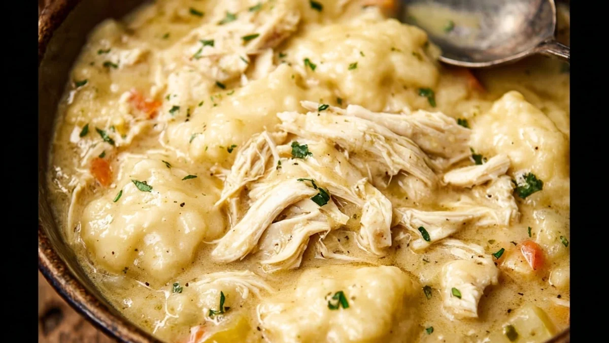 Crock Pot Chicken and Dumplings: Homestyle Comfort