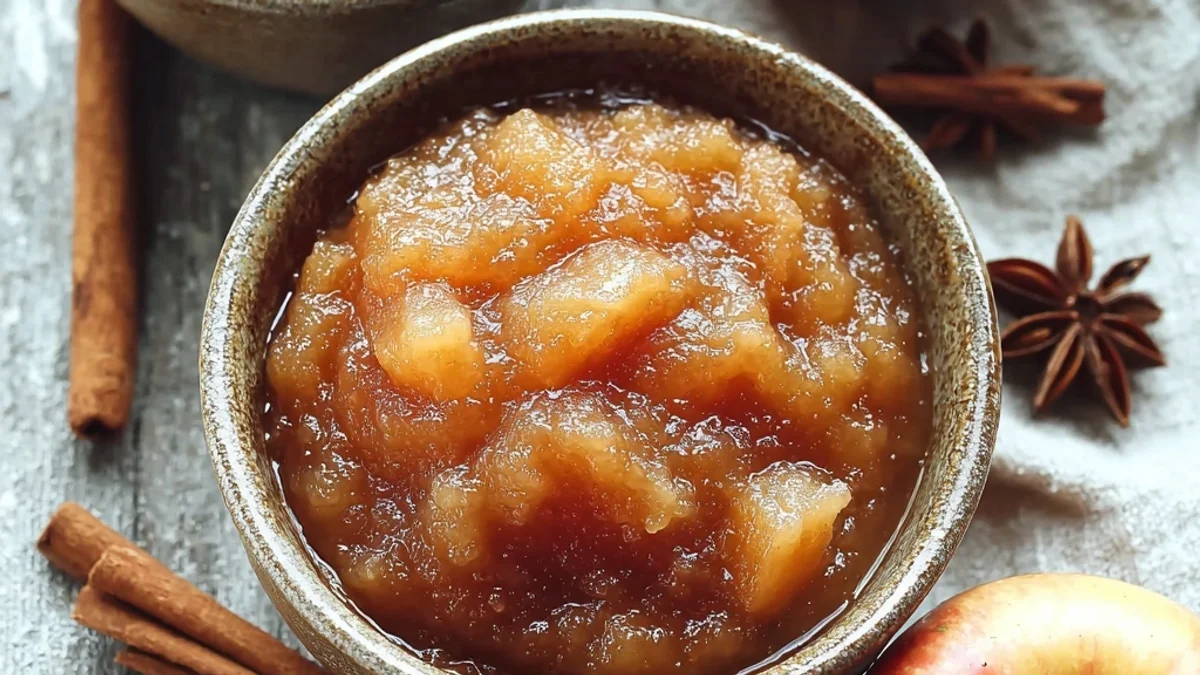 Crockpot Cinnamon Applesauce: Easy Homemade Comfort