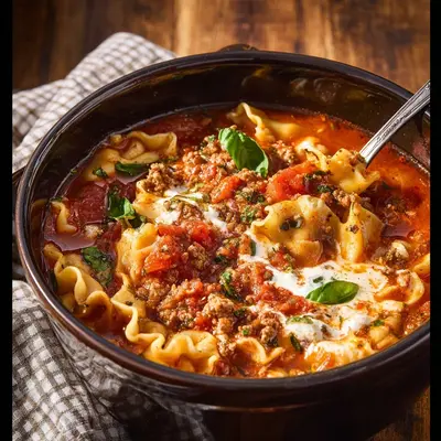 Crockpot Lasagna Soup: Simple, Rich Weeknight Comfort