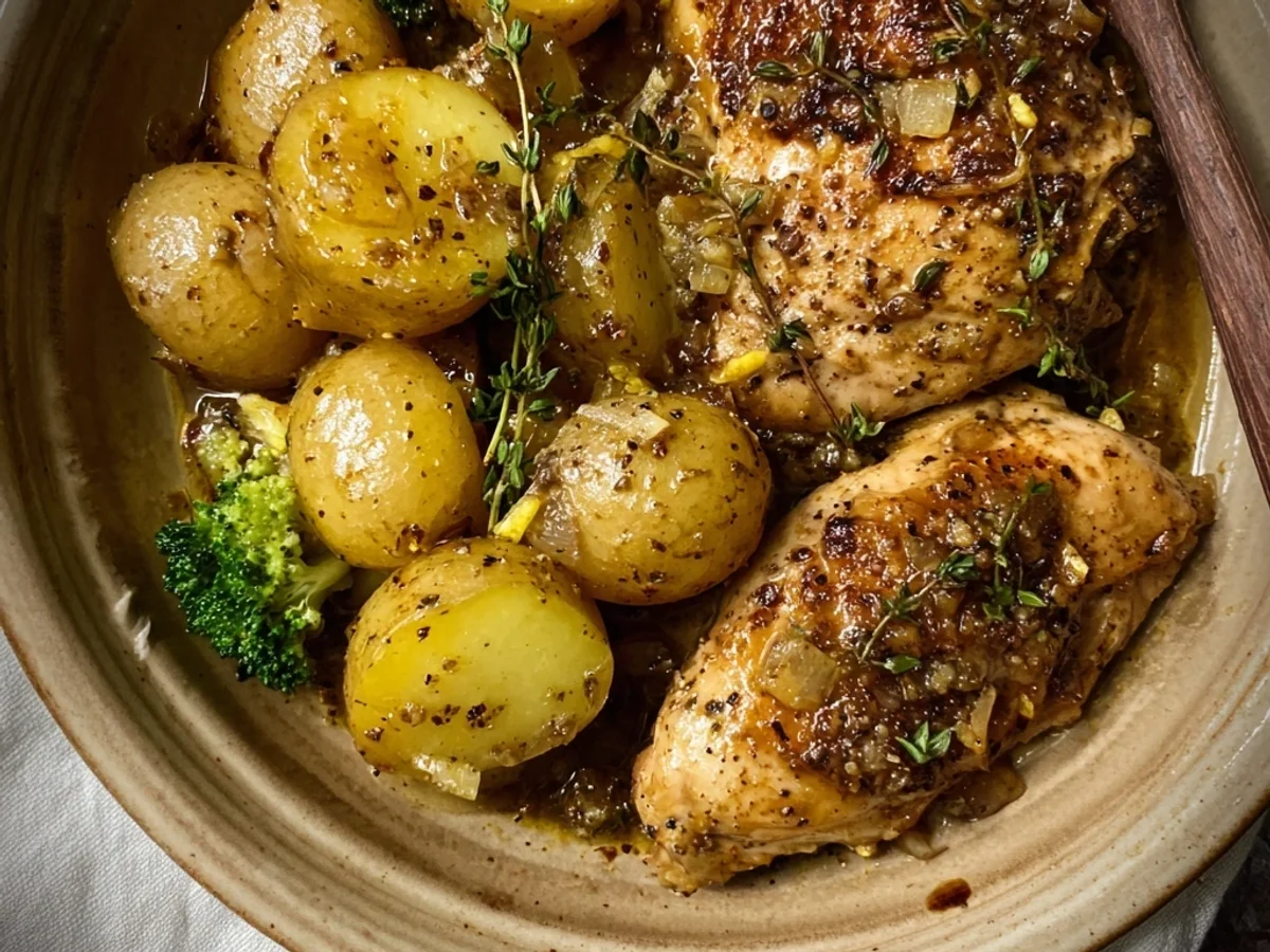 Crockpot Lemon Chicken and Potatoes: Zesty, Tender Dinner - Featured Image