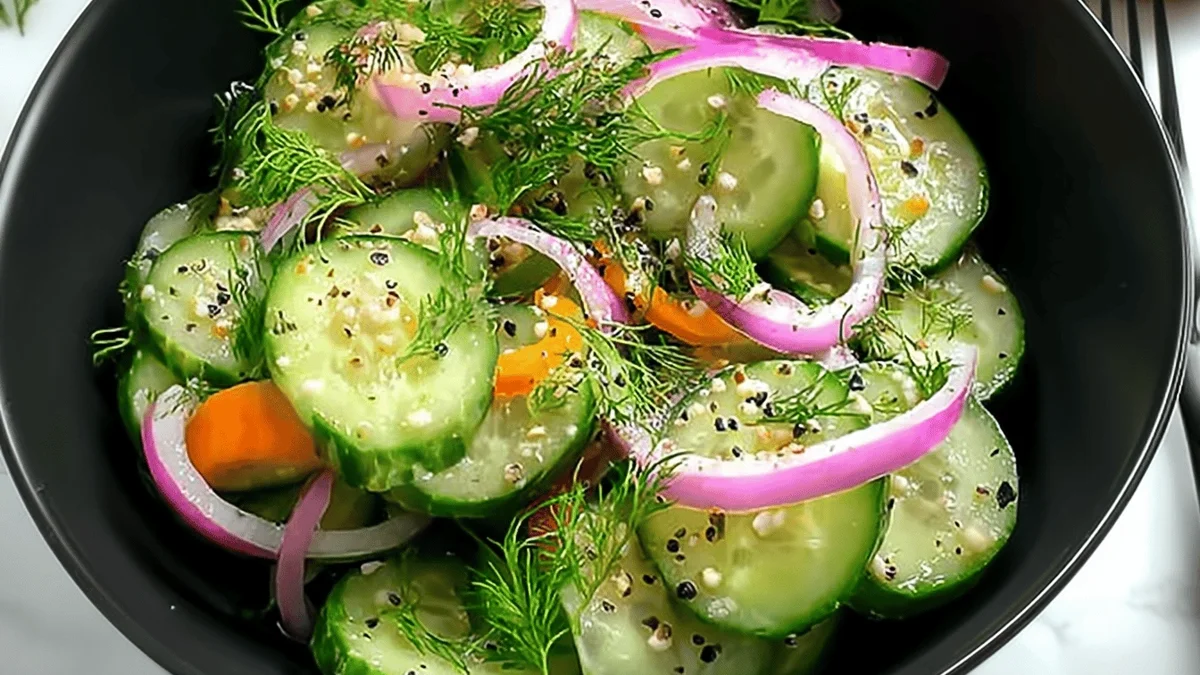 Crunchy Cucumber Salad Recipe You'll Love