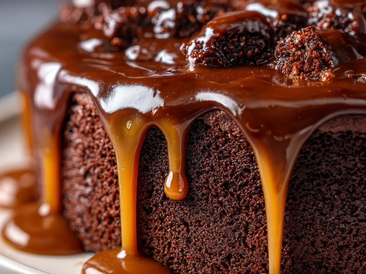 Decadent Hot Fudge Cake Recipe - Featured Image