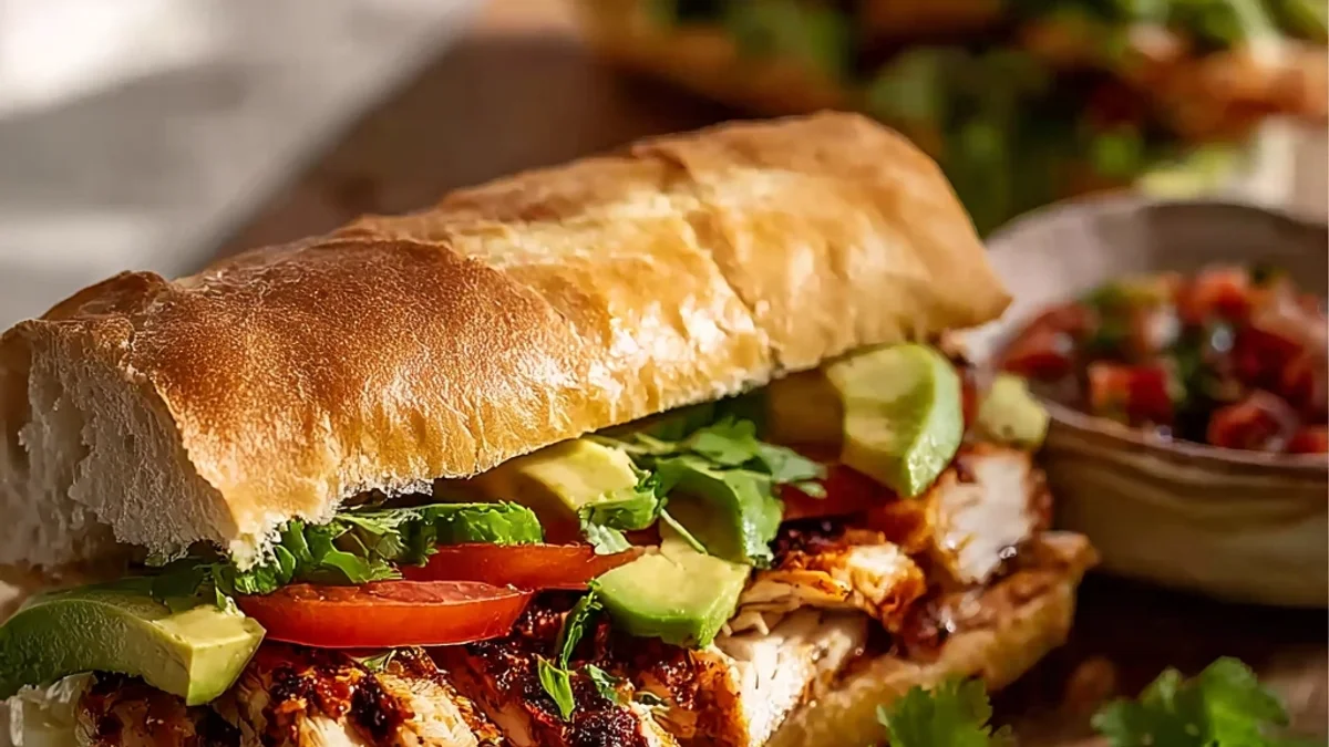 Delicious Chicken Torta Sandwich Recipe: Hearty & Flavorful