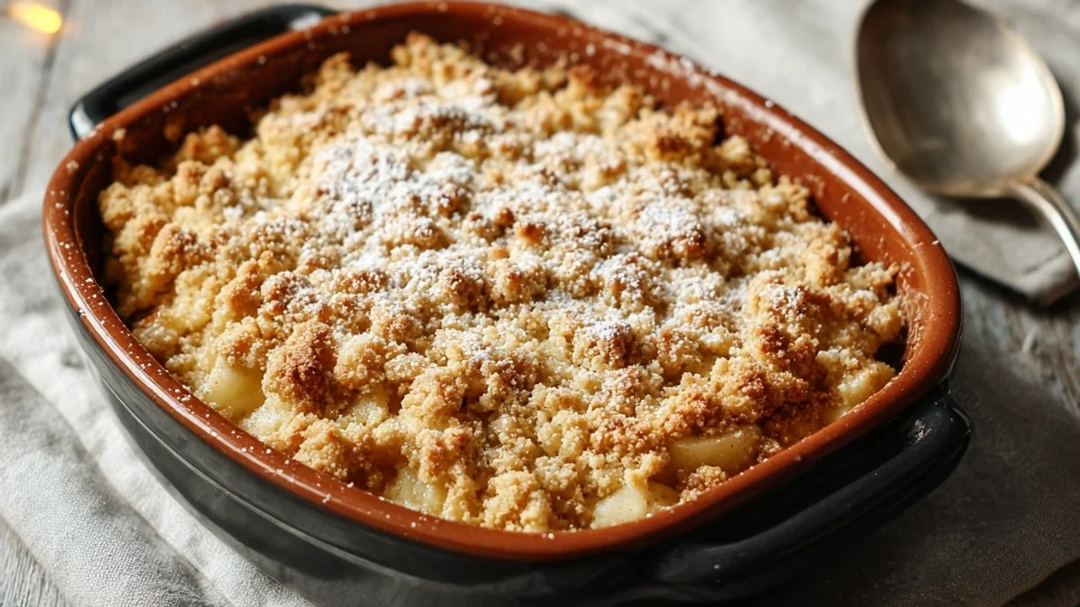 Delicious Crumble Recipes: Homestyle Apple Berry Bake