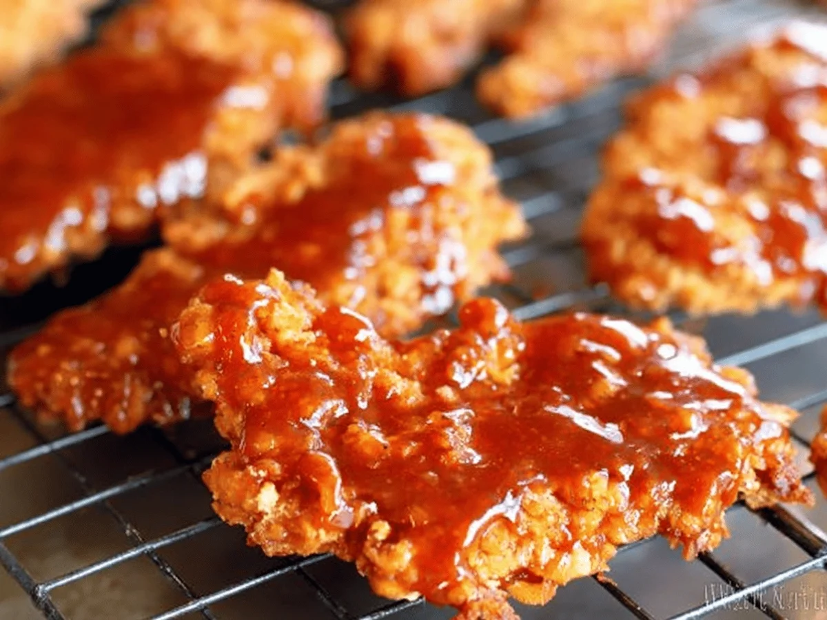 Delicious Honey BBQ Chicken Strips Recipe - Featured Image