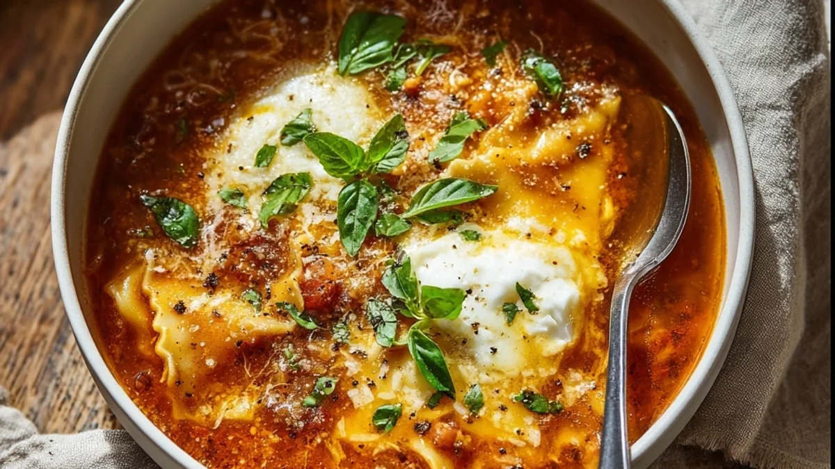 Delicious Lasagna Soup Recipe: A Hearty Weeknight Bowl