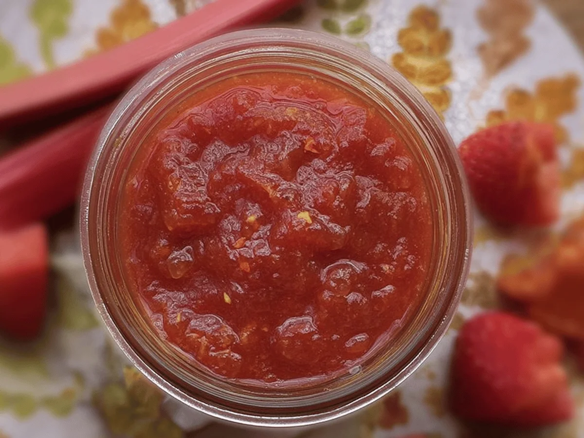Delicious Rhubarb Compote Recipe - Featured Image