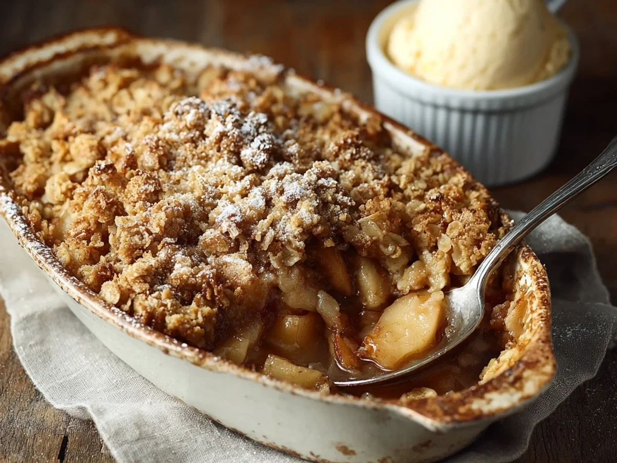Easy Apple Crisp: Warm Cinnamon Apple Bake - Featured Image