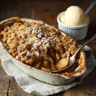 Easy Apple Crisp: Warm Cinnamon Apple Bake