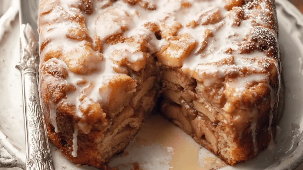 Easy Apple Fritter Cake Recipe: My Cozy Weekend Treat