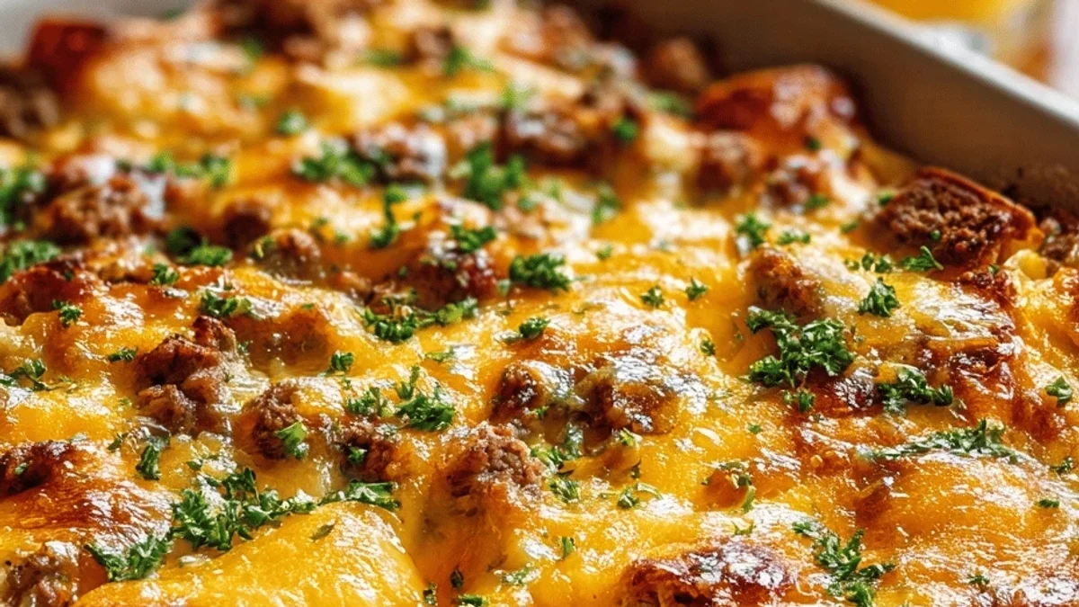 Easy Beef Breakfast Casserole: Weekend Brunch Done Right