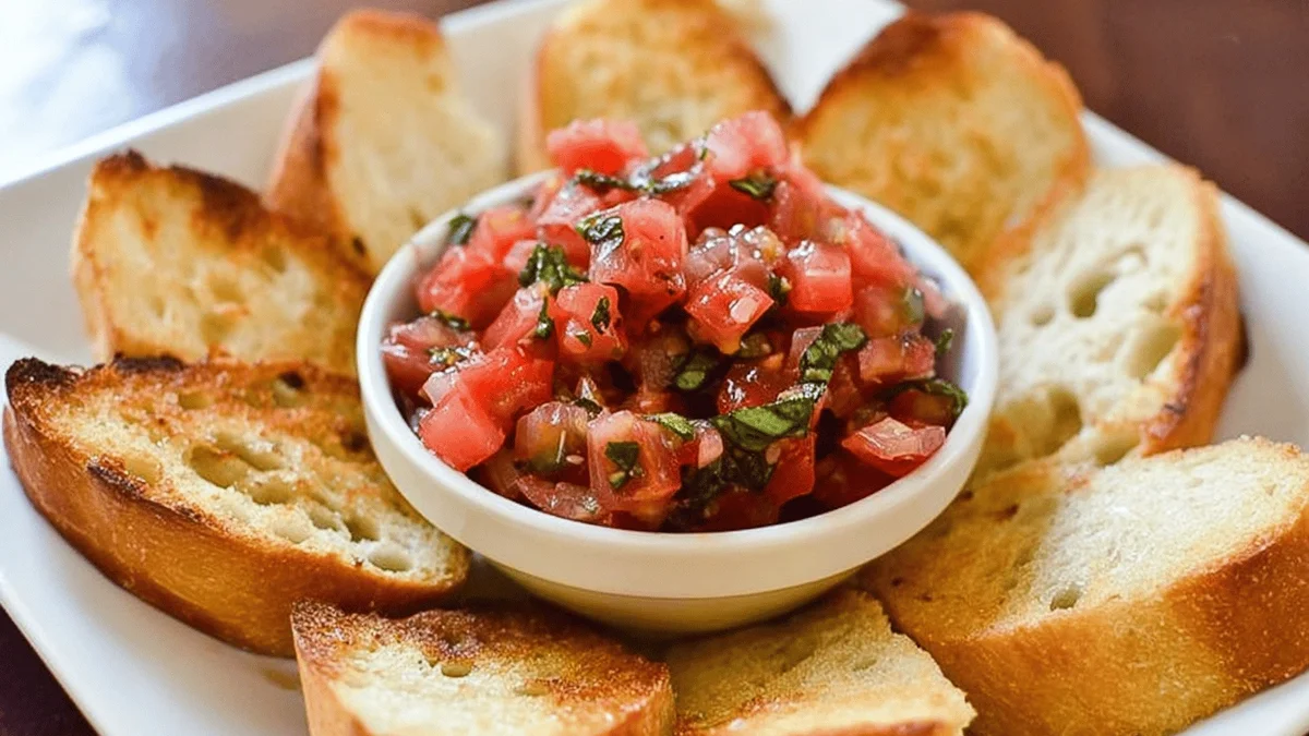 Easy Bruschetta Recipe: Fresh, Flavorful, and Fast