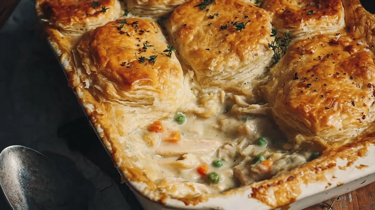 Easy Chicken Pot Pie Casserole: Homestyle Dinner Bliss