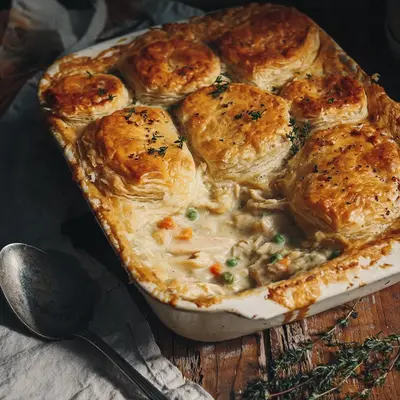 Easy Chicken Pot Pie Casserole: Homestyle Dinner Bliss