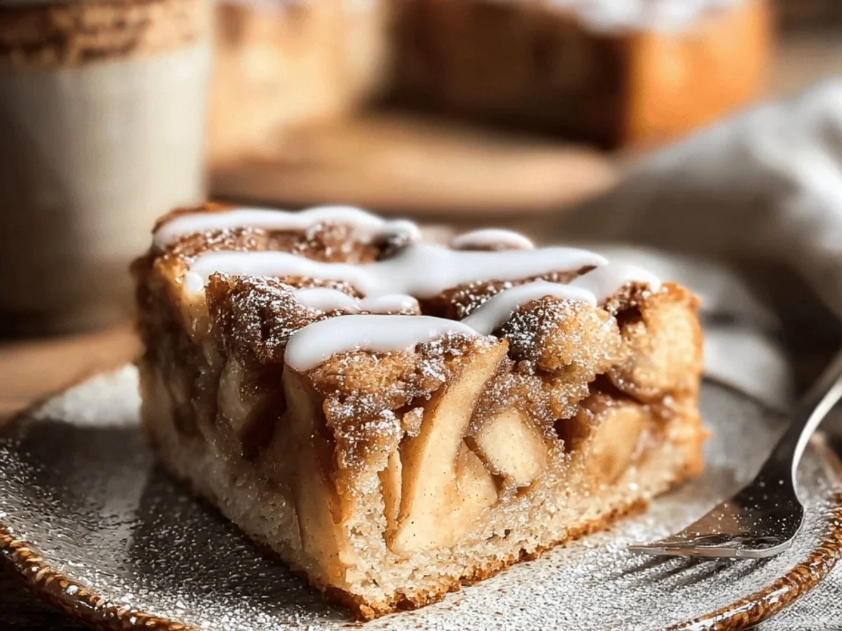Easy Cinnamon Apple Cake: My Go-To Cozy Dessert - Featured Image